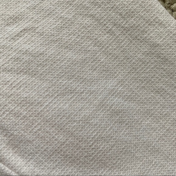 H&M White Studded Canvas Moto Jacket - Picture 8 of 9